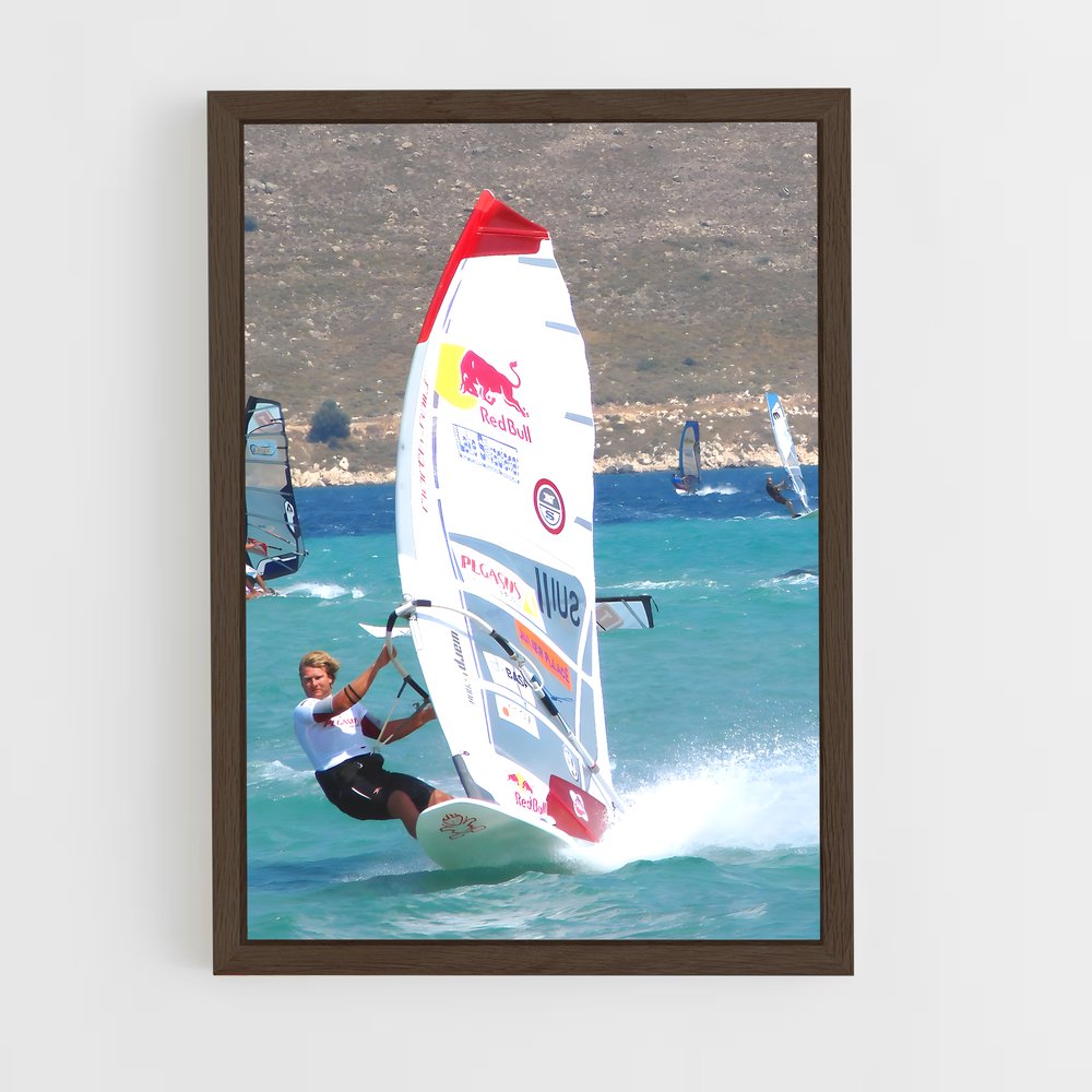 Poster Vagues Épiques – affiche Planche à voile (vue 5)